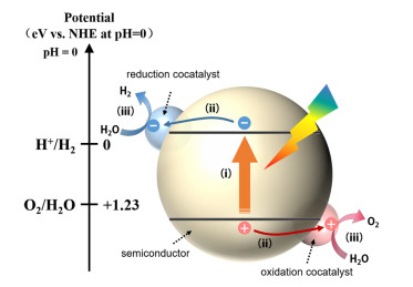 光催化全解水助催化剂的设计与构建