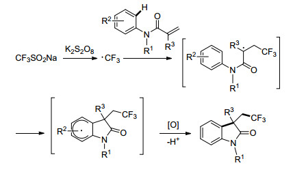 三氟甲基亚磺酸钠实现的三氟甲基化反应研究进展