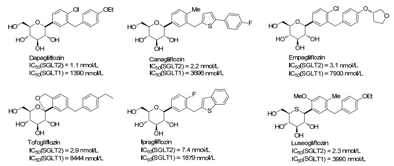 基于葛根素结构的sglt2抑制剂的设计,合成与体外生物